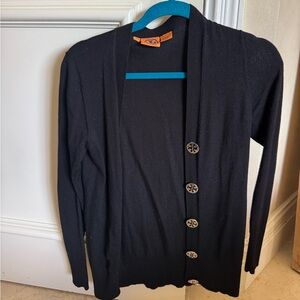 Tory Burch Black Cardigan Sweater